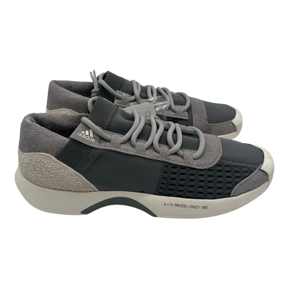 Adidas Crazy 1 ADV A D Gilbert ArenasShoes Mens Sz 10 Grey/White Sneakers CQ1868
